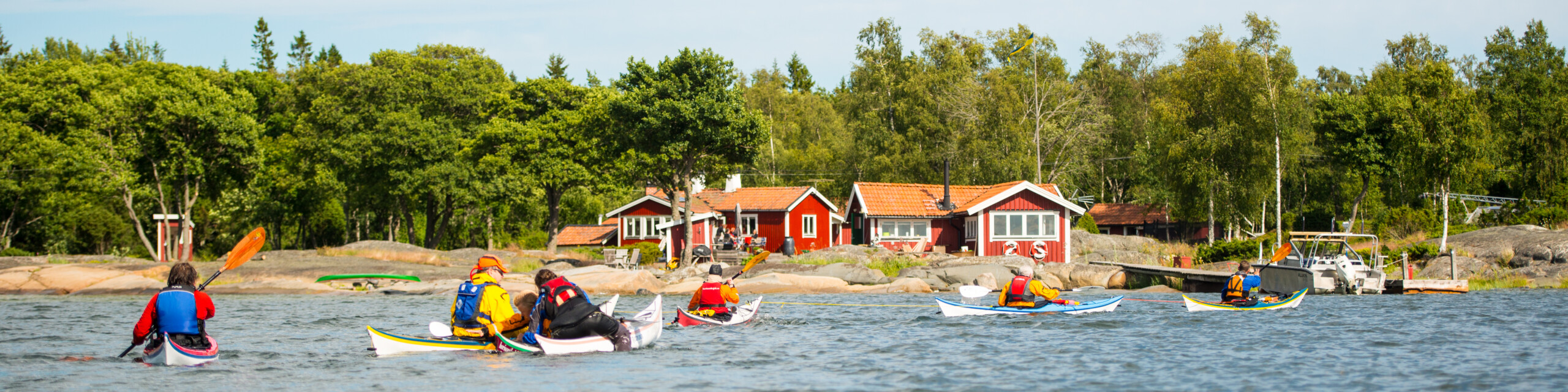 Svartlöga Lyx Kajakkurs hos Horisont Kajak. Matcha rätt Paddelpass.